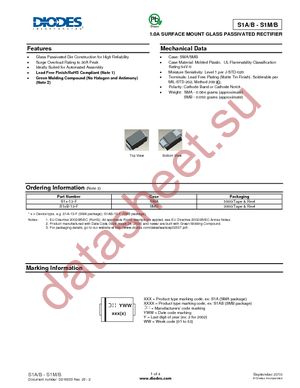 S1A-13 datasheet  